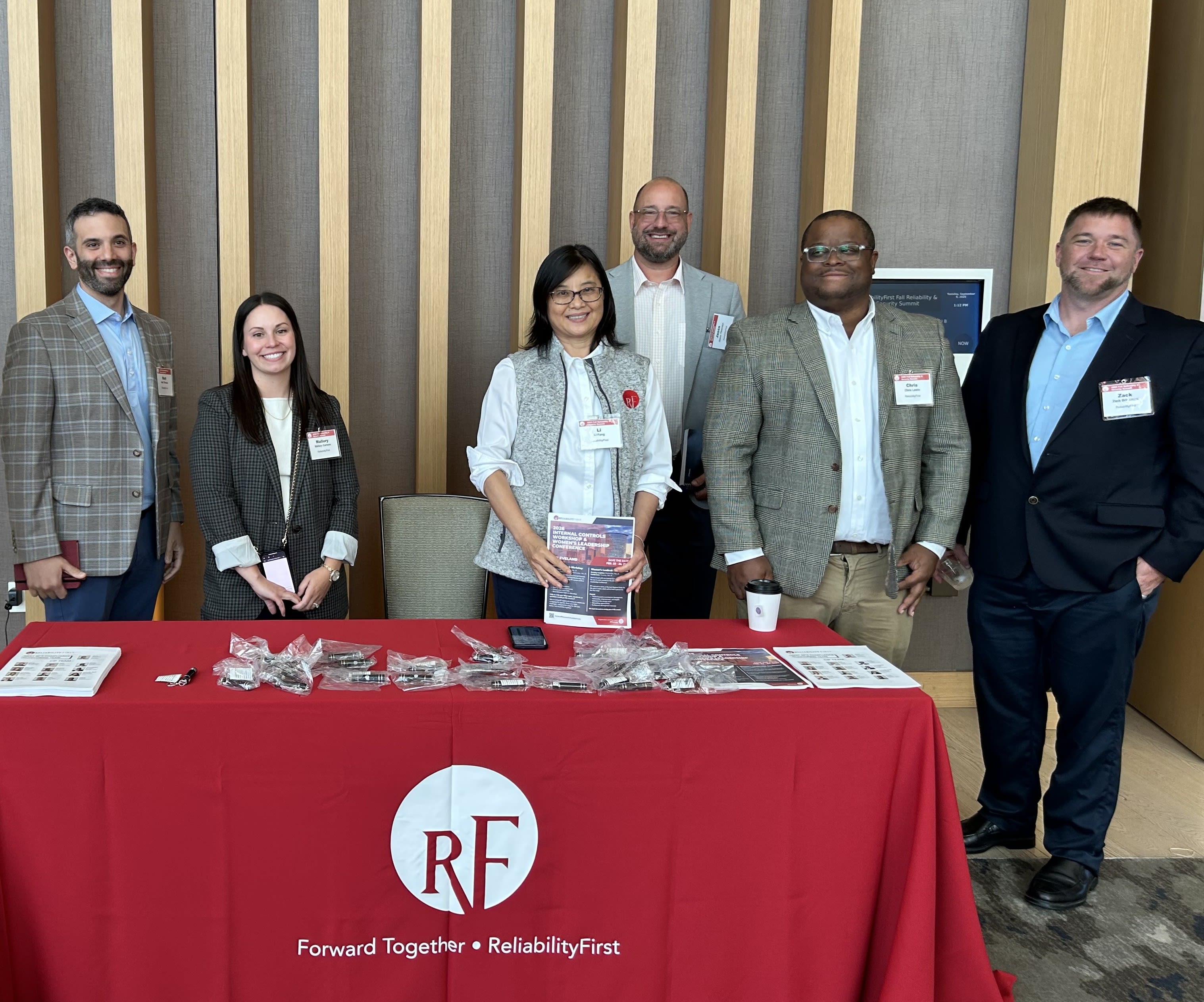 Members of RF's Compliance Monitoring team at the 2025 Fall Reliability & Security Summit