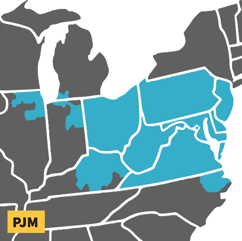 PJM Interconnection map (Source: FERC)